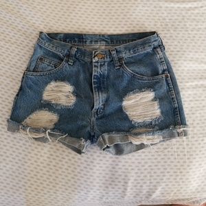 Wrangler High Waisted Shorts